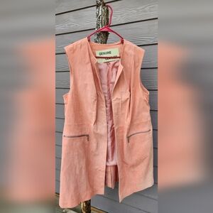 Pink Sleeveless Women's Jacket